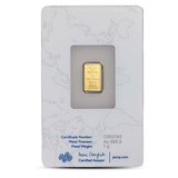 1 Gram PAMP Suisse Rosa Gold Bar (In Assay)