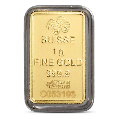1 Gram PAMP Suisse Rosa Gold Bar (In Assay)