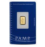 1 Gram PAMP Suisse Rosa Gold Bar (In Assay)