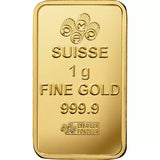 X5 PACK OF 1 GRAM GOLD BAR - PAMP Suisse - Multigram+25 (In Assay)