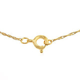 2 Carat 14K Solid Gold Necklace Natural Pearl