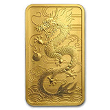 RANDOM YEAR 1oz Gold Bar Australia Perth Mint Dragon Series Coin $100 Brilliant Uncirculated