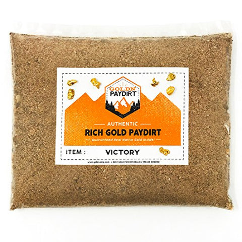Goldn Gold Paydirt Victory Panning Pay Dirt Bag – Gold Prospecting Concentrate