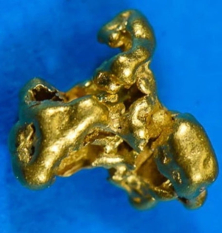 AUSTRALIAN NATURAL GOLD NUGGET, .91 GRAMS