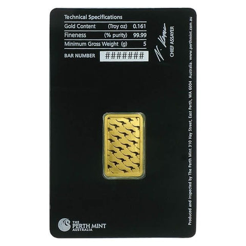 50 GRAM GOLD PERTH BAR .9999% 24 K GENUINE GOLD